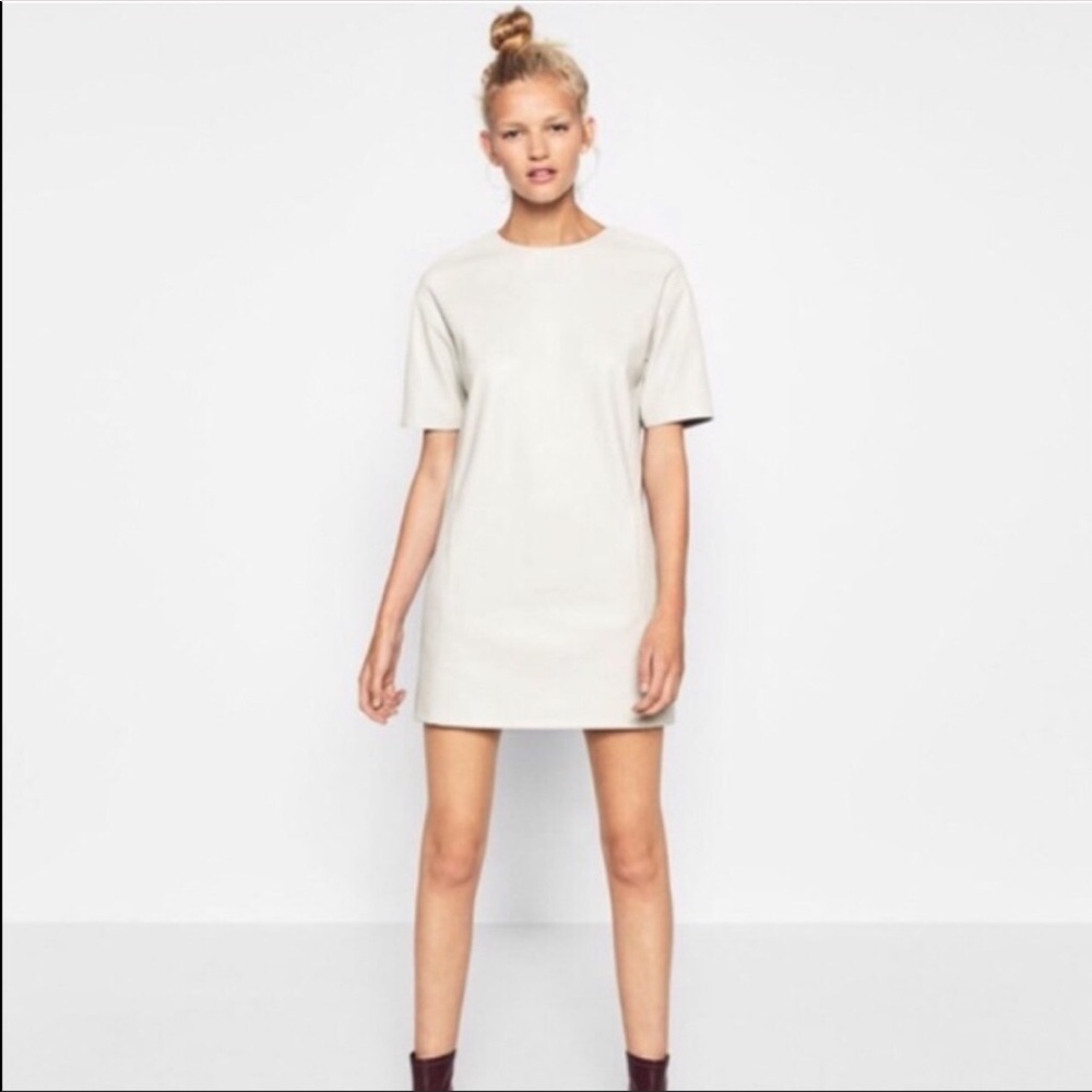 Zara leather dress